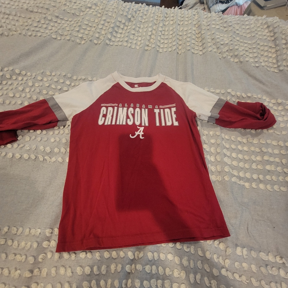 Alabama Size Youth Medium 12/14 Long Sleeve Shirt